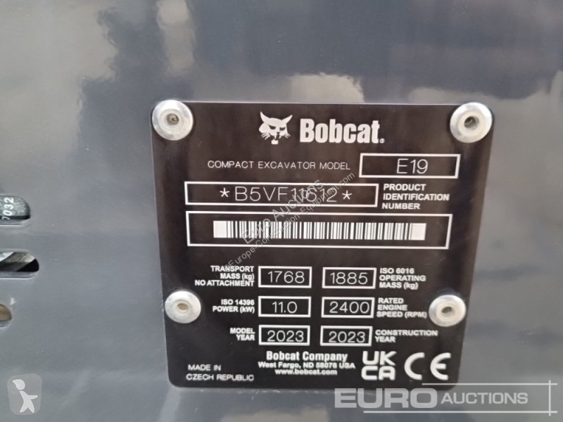 Lopatový nakládač Bobcat E19