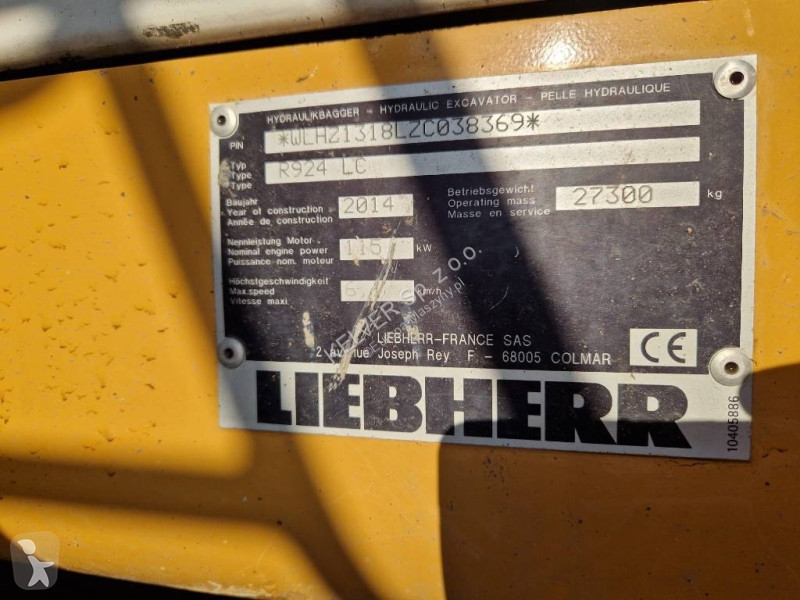 Lopatový nakládač Liebherr R924 LC * SW 48...