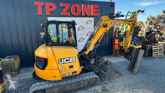جرافة JCB 55z-1 powertilt à 25 900 € ht