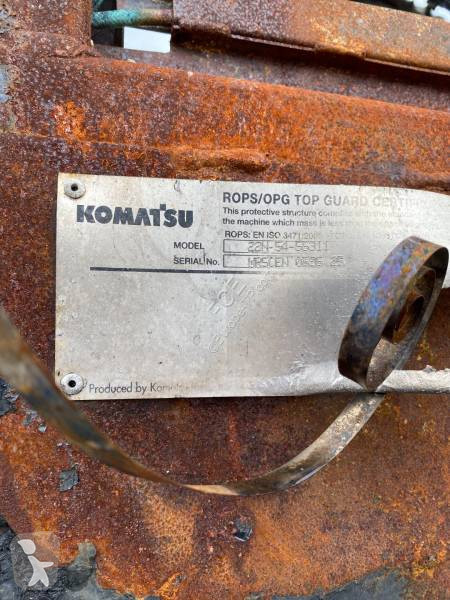 Rýpadlo Komatsu PC58MR-5 E0 endommagée