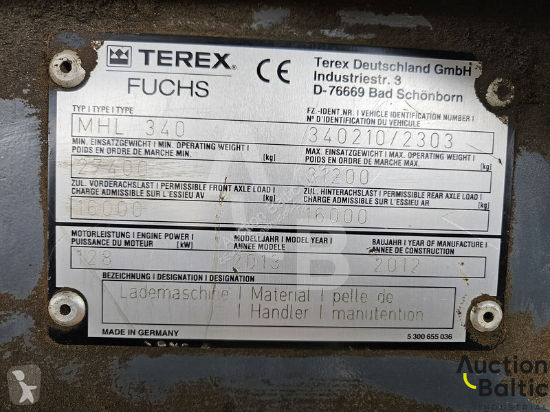 Excavator Terex