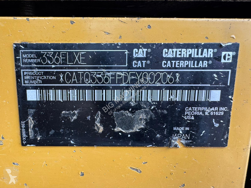 Graafmachine Caterpillar 336FL XE