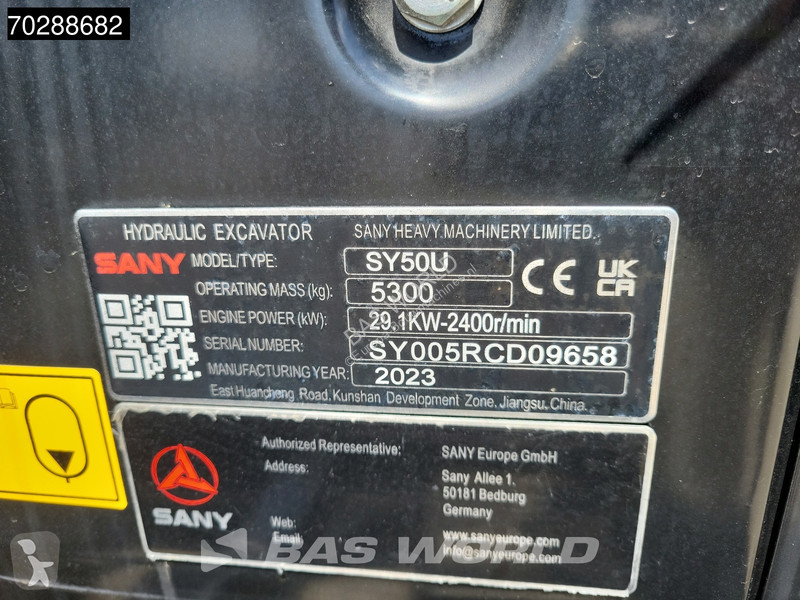 Lopatový nakládač Sany SY50 U