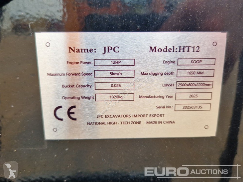 Escavadora JPC HT12
