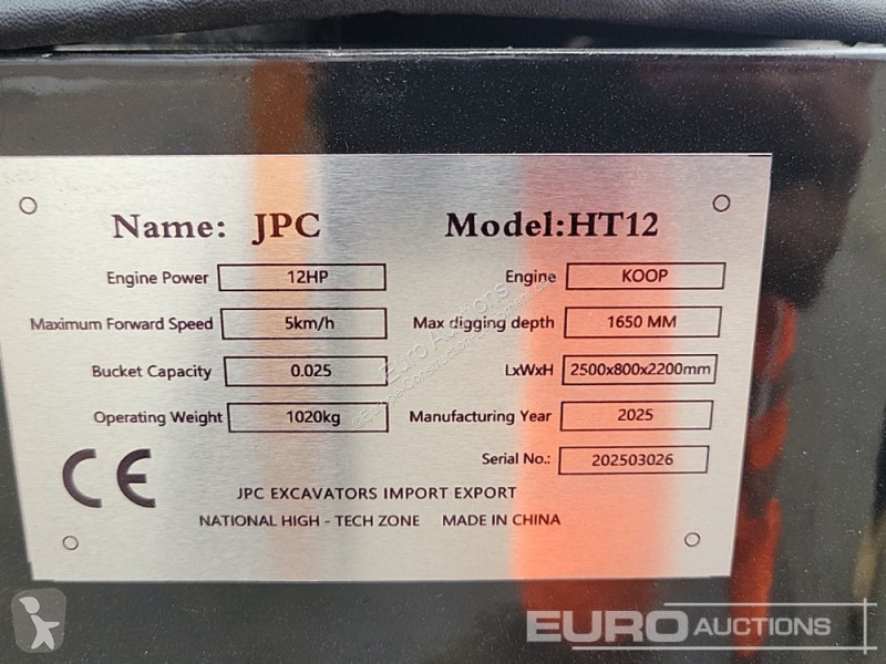 Escavadora JPC HT12