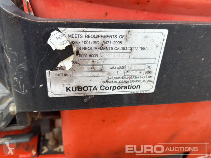 Excavadora Kubota KX008-3