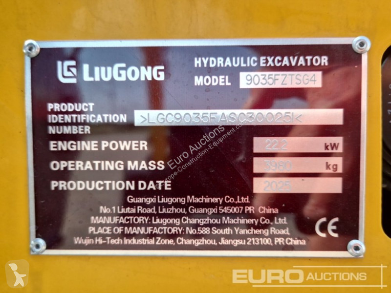 جرافة LiuGong 9035F ZTS
