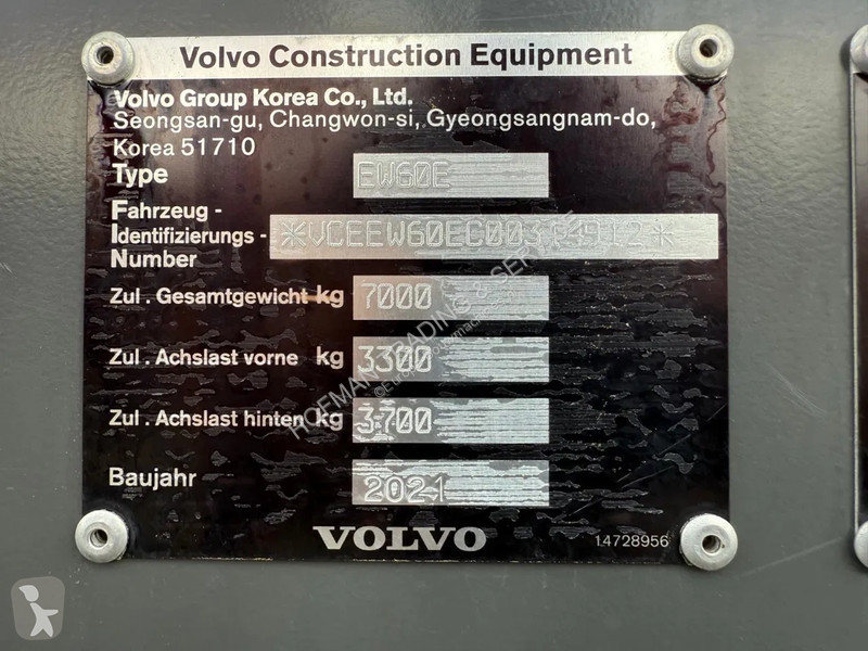 Graafmachine Volvo EW60E | A/C