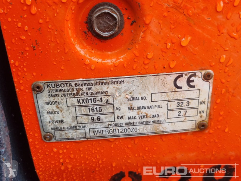 Excavator Kubota KX016-4