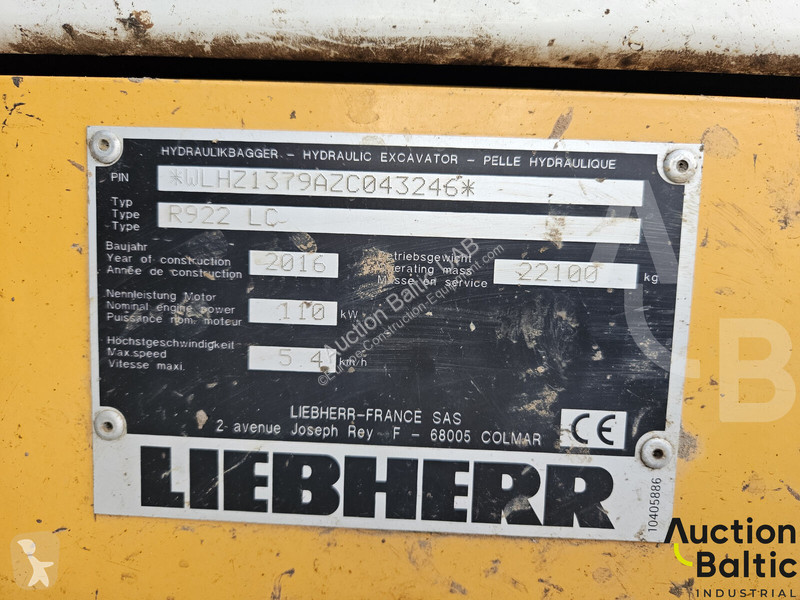 Rýpadlo Liebherr R922