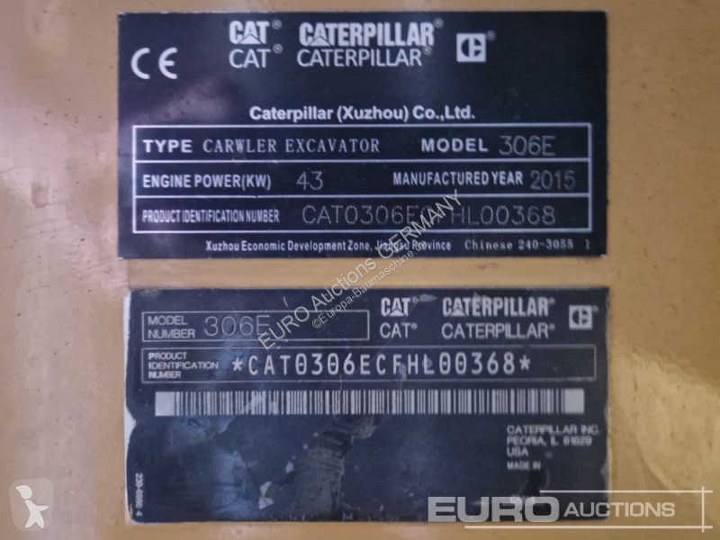 Rýpadlo Caterpillar 306E