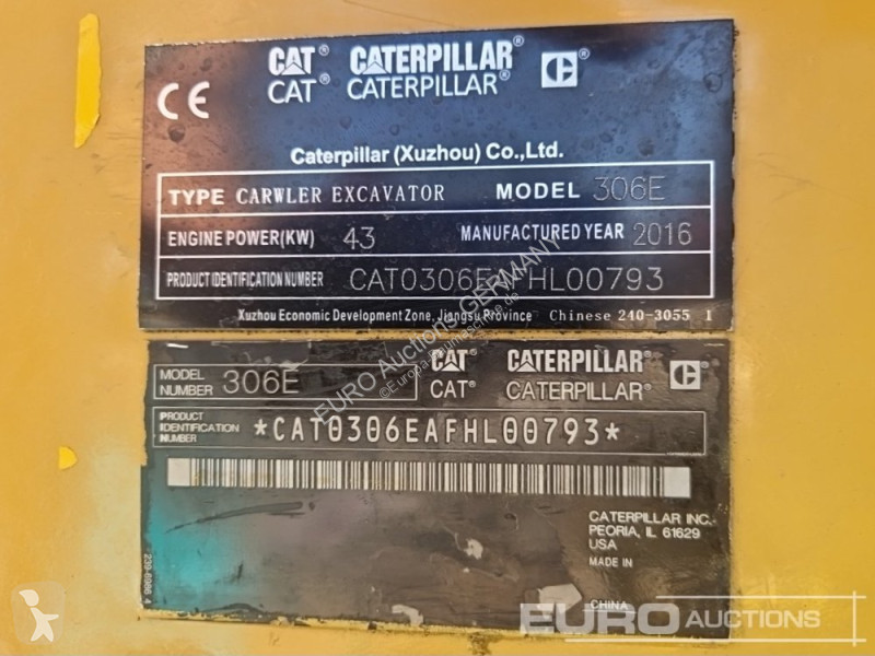 Rýpadlo Caterpillar 306E