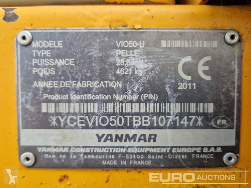 Rýpadlo Yanmar ViO50-U
