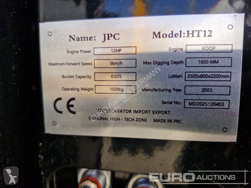 Rýpadlo JPC HT12