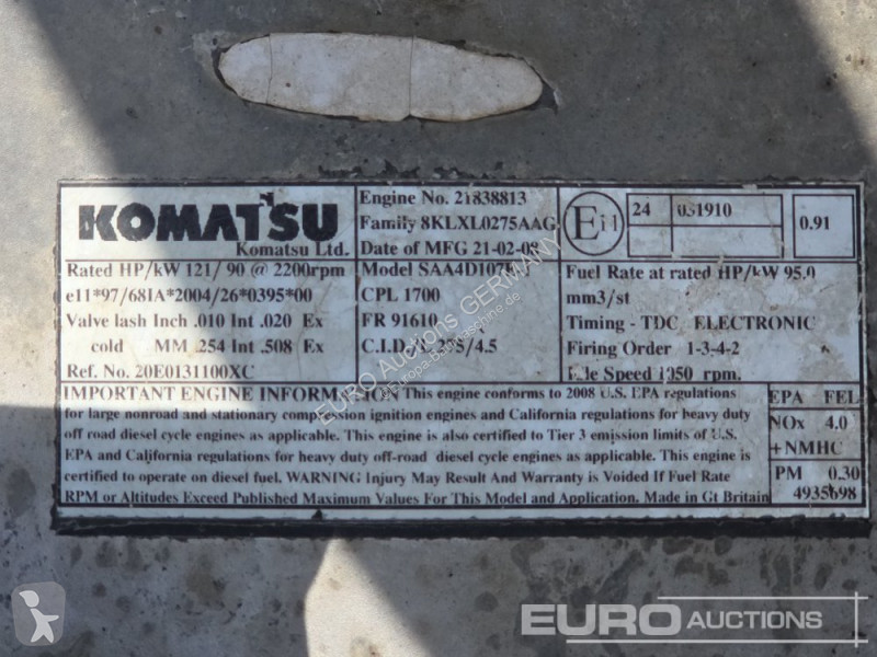 Багер Komatsu