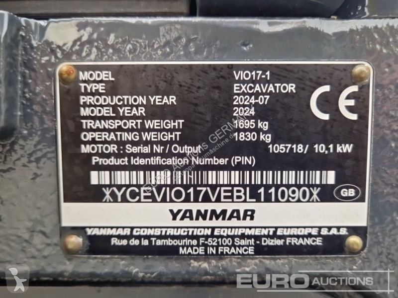 Excavator Yanmar 1