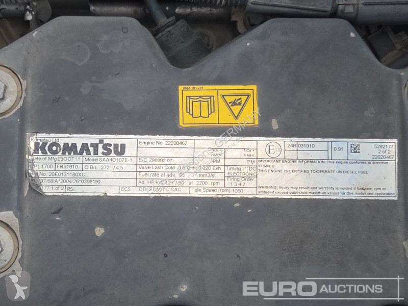 Graafmachine Komatsu PW148-8