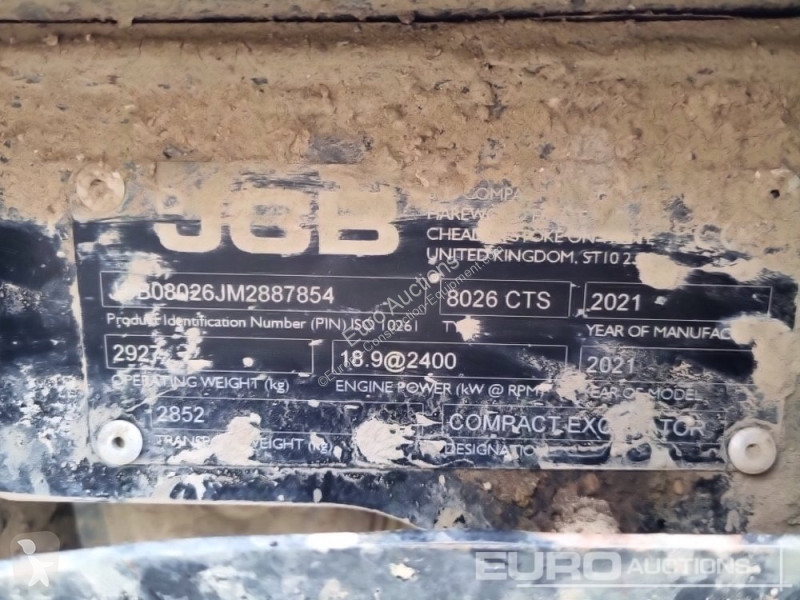 جرافة JCB 8026 CTS