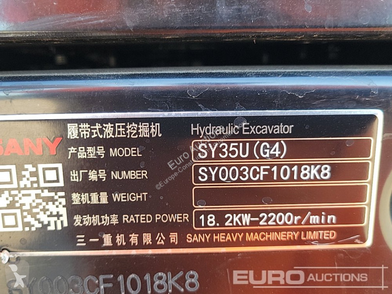 Escavadora  SY35U