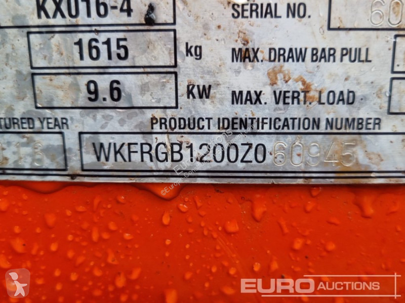 Excavator Kubota KX016-4