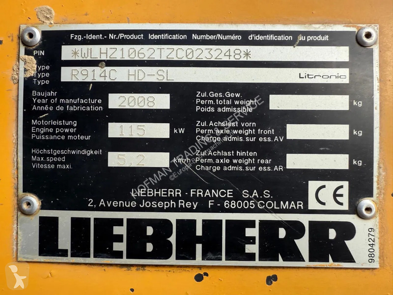 Rýpadlo Liebherr RC HD-SL