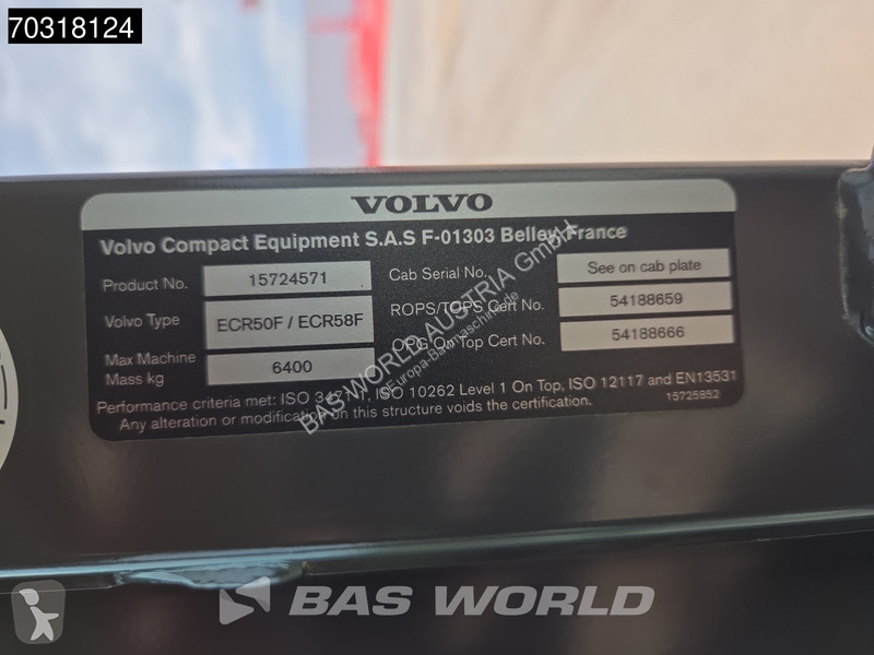 Lopatový nakládač Volvo ECR50 F A/C