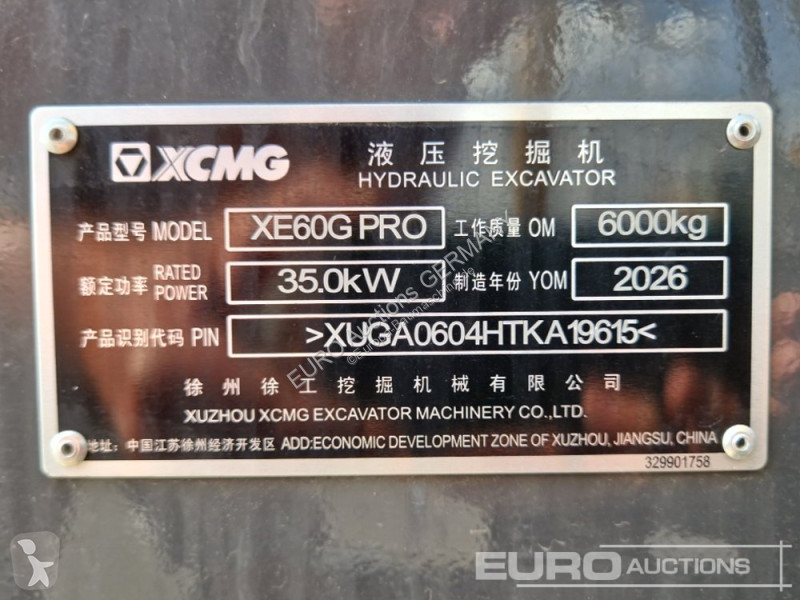 Rýpadlo XCMG G PRO