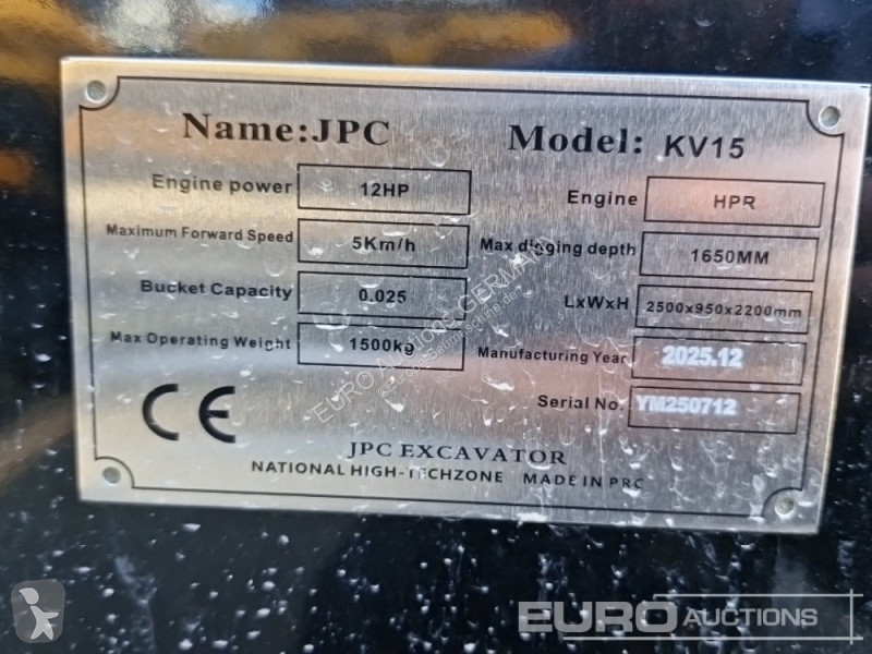 Rýpadlo JPC KV15