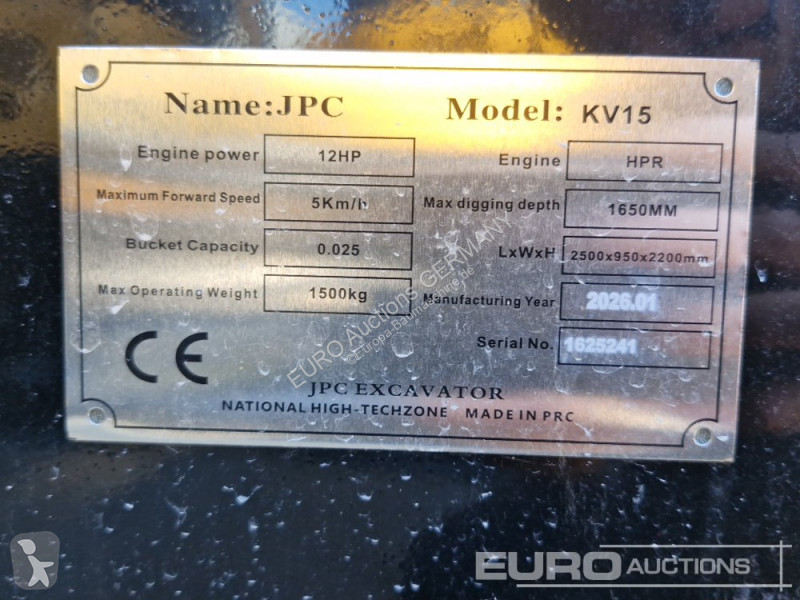 Rýpadlo JPC KV15