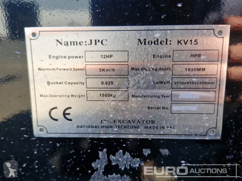 Rýpadlo JPC KV15