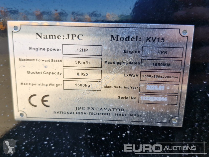 Rýpadlo JPC KV15