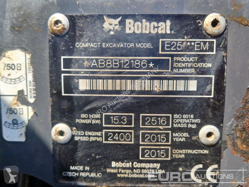 Rýpadlo Bobcat E25