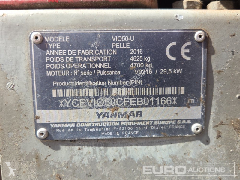 Rýpadlo Yanmar ViO50-U