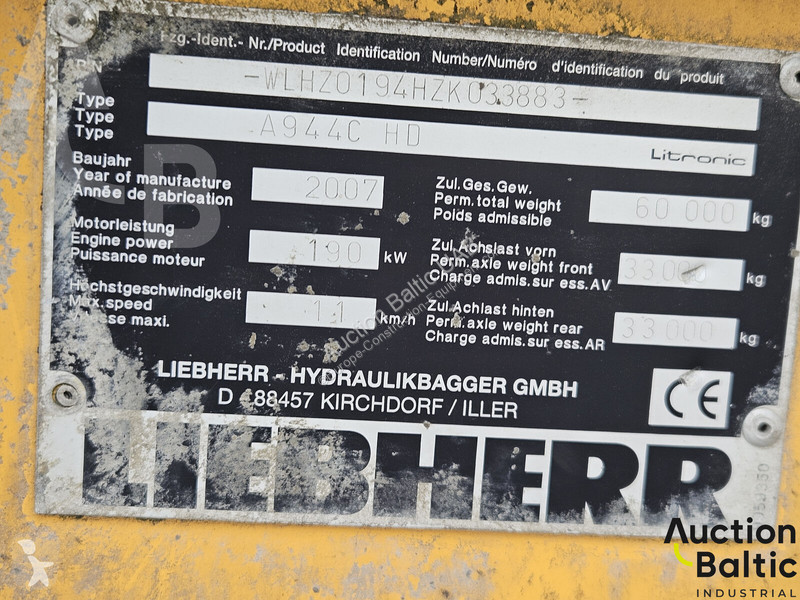 Liebherr A 944 C HD Litronic excavator