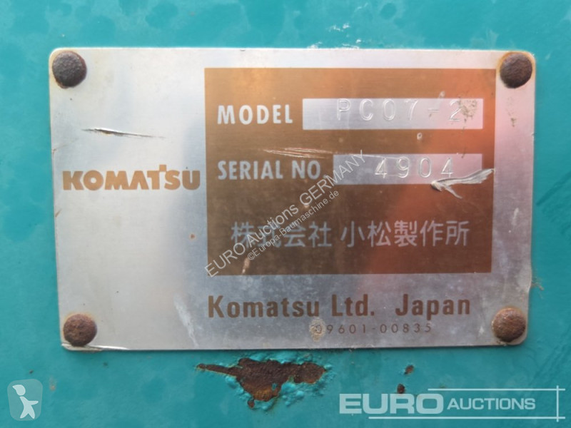 Graafmachine Komatsu