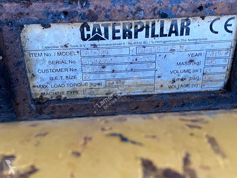 Graafmachine Caterpillar NG .