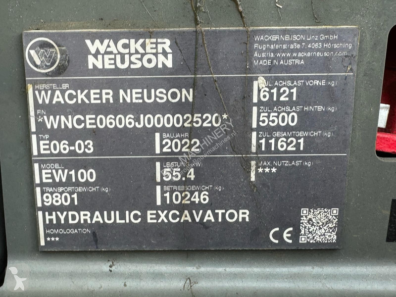 Escavadora Wacker Neuson EW100 E06-03