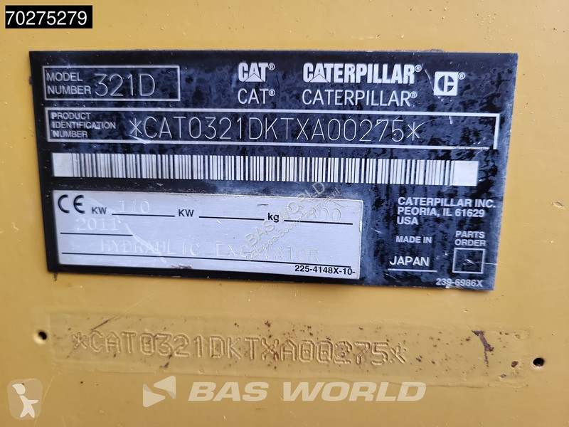 Skovl Caterpillar 321 D