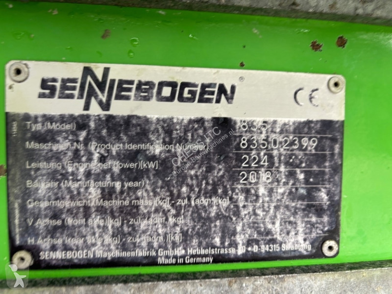 Excavator Sennebogen 835 M - 835 E - 835E -