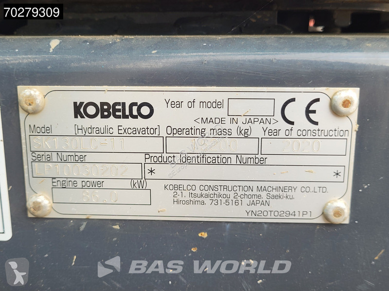 Escavadora Kobelco SK130 LC-11
