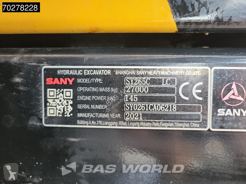 Graafmachine Sany SY265 C LC