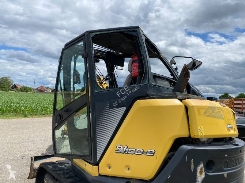 جرافة Yanmar SV 100-2A -1er Main endommagée