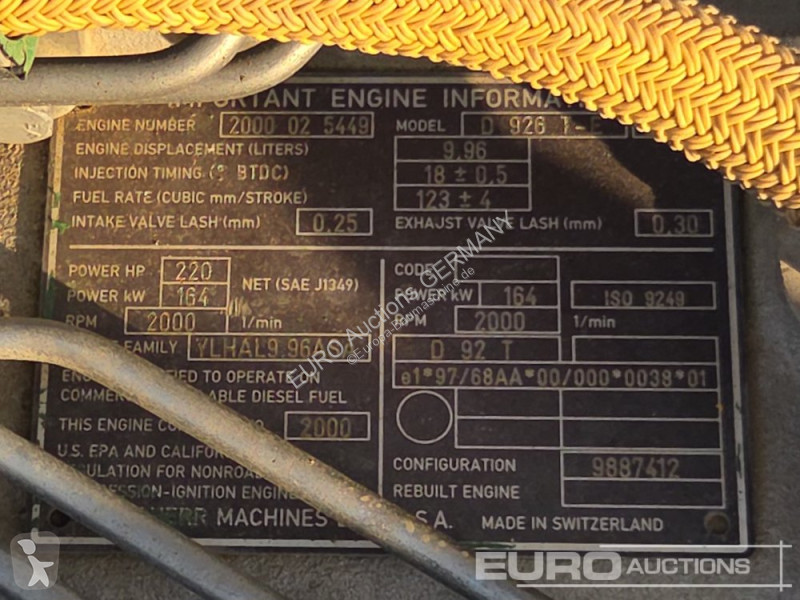 Graafmachine Liebherr R944HDSL LITRONIC