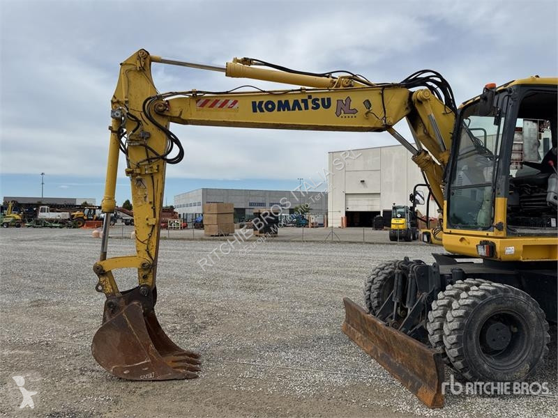 Escavadora Komatsu Wheel Excavator