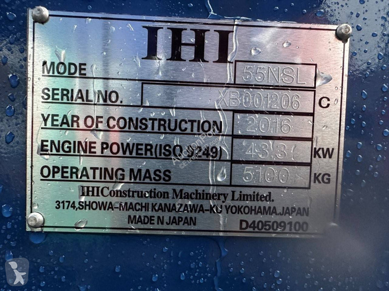 Escavadora IHI 55 NSL