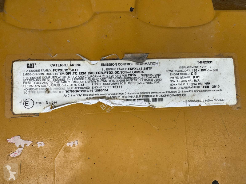 Graafmachine Caterpillar 352F