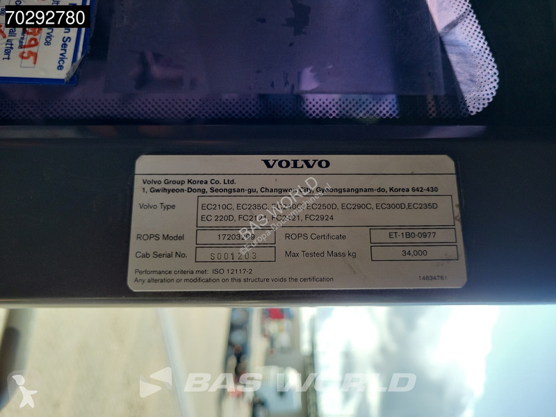 Excavadora Volvo EC250 L