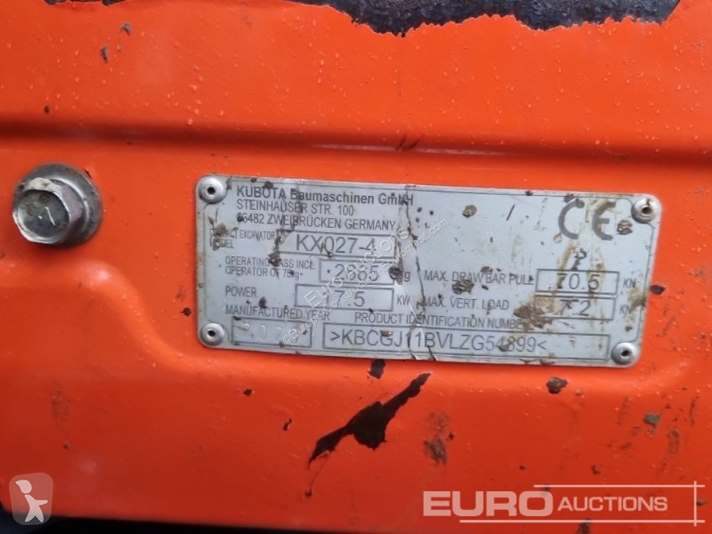 Lopatový nakládač Kubota KX027-4