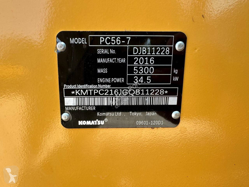 Rýpadlo Komatsu 7