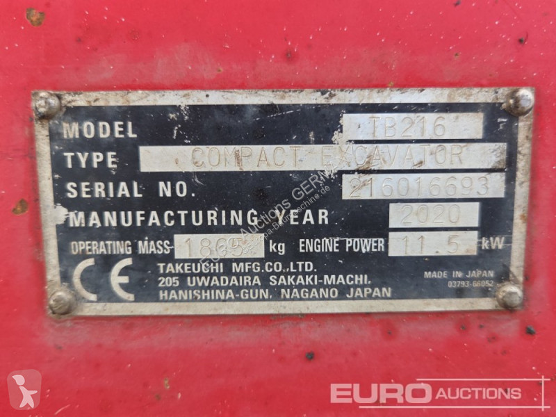Graafmachine  TB216